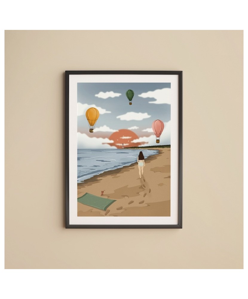 Ilustracja Autorska: Spacer po plaży| BURAKOVVSKA Ilustracja Autorska: Spacer po plaży| BURAKOVVSKA