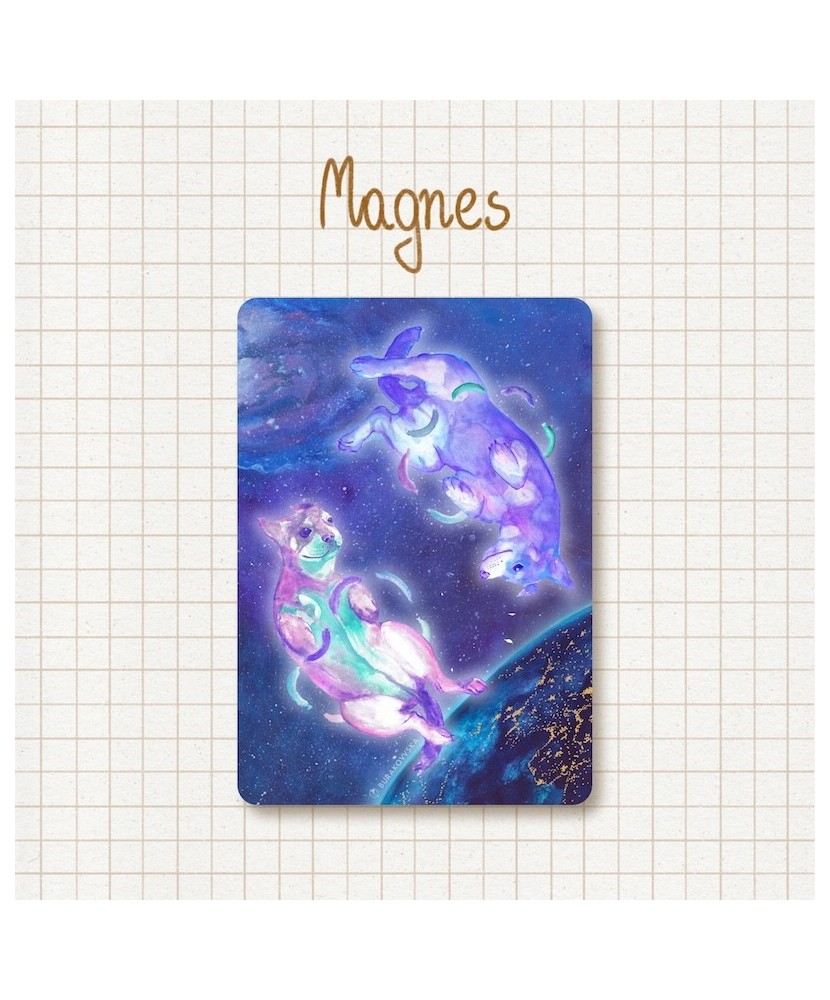 Magnes Kosmiczne pieski | BURAKOVVSKA Magnes Kosmiczne pieski | BURAKOVVSKA