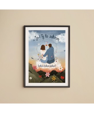 Ilustracja Autorska: Ja i Ty to schron | BURAKOVVSKA