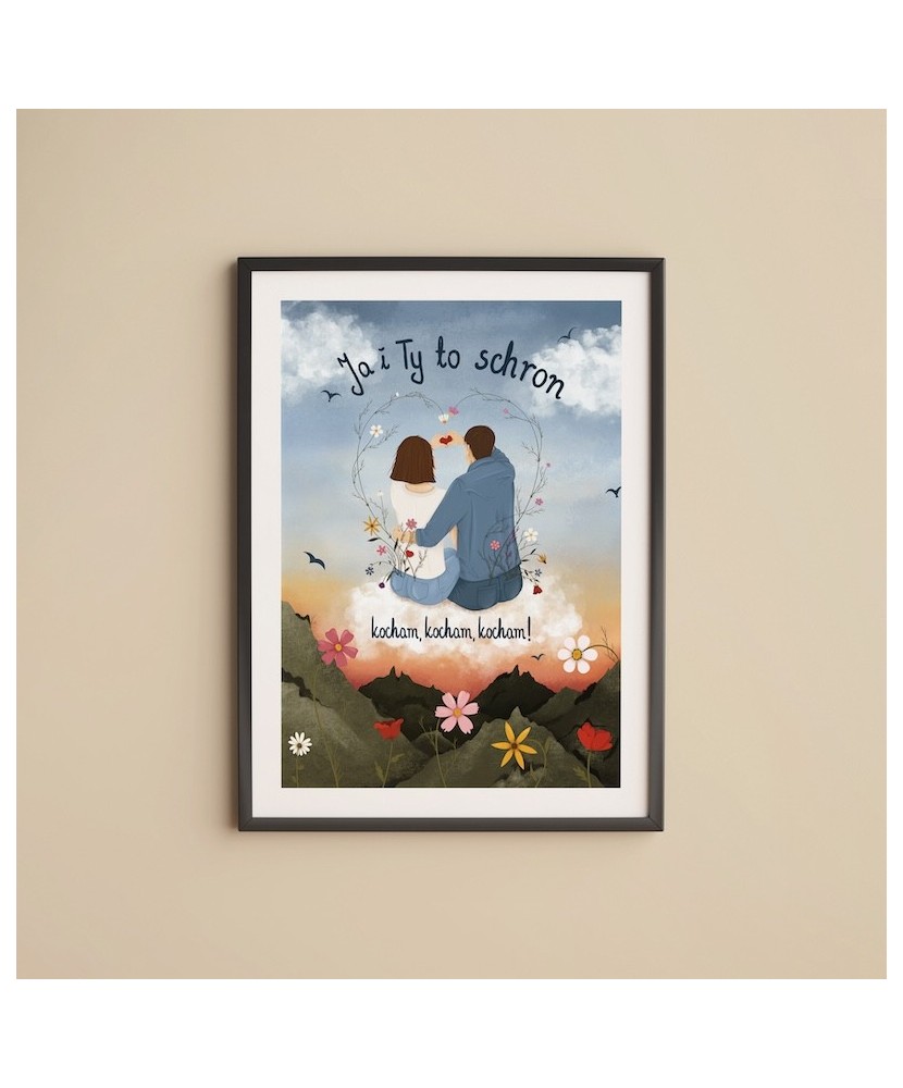 Ilustracja Autorska: Ja i Ty to schron | BURAKOVVSKA