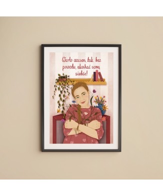 Ilustracja Autorska: Warto czasem, ukochać samą siebie | BURAKOVVSKA