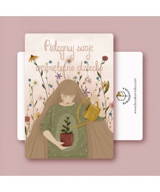 Pocztówka: Pielęgnuj swoje wewnętrzne dziecko | BURAKOVVSKA