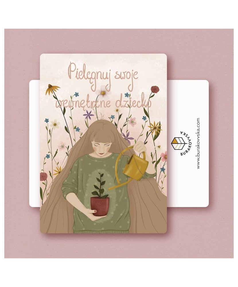 Pocztówka: Pielęgnuj swoje wewnętrzne dziecko | BURAKOVVSKA