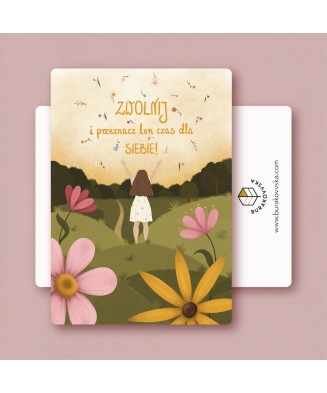 Pocztówka: Zwolnij | BURAKOVVSKA