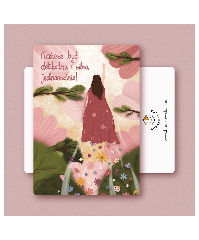 Pocztówka: Delikatna i silna jednocześnie | BURAKOVVSKA